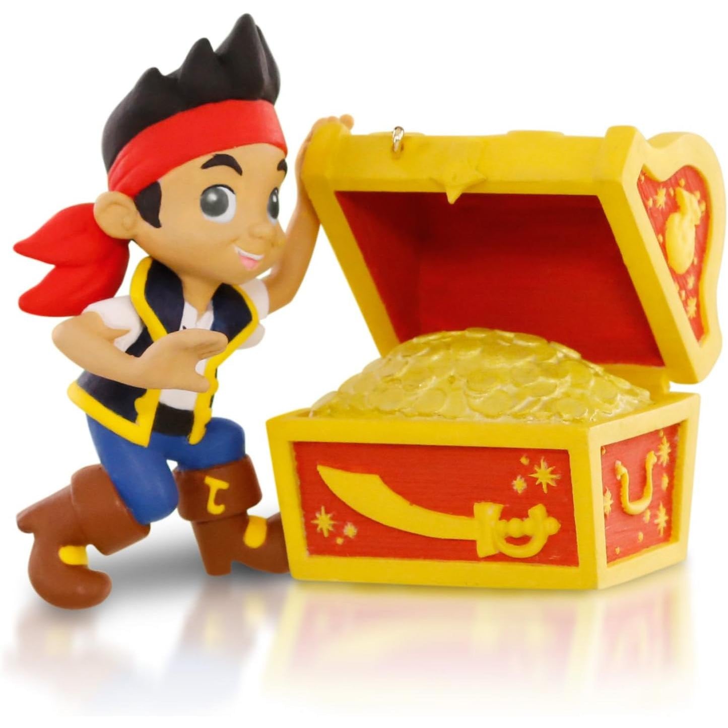 2015 Going on a Treasure Hunt Hallmark Ornament (Jake and the Never Land Pirates) QXD6129