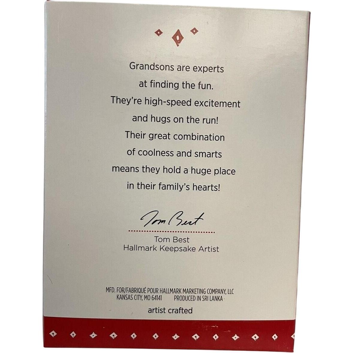 2015 GrandSon Hallmark Ornament (Family) QGO1277