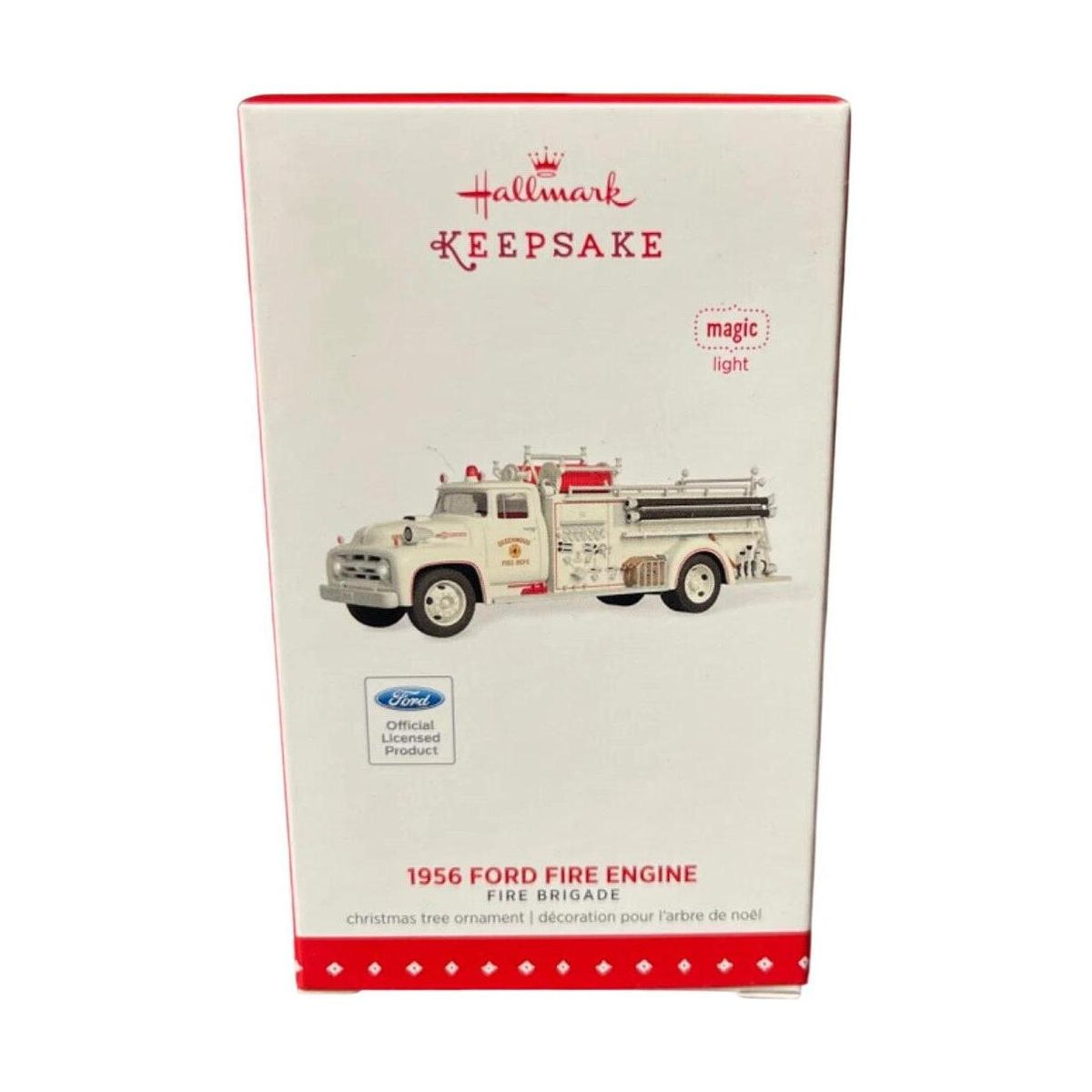 2015 Hallmark Ornament (1956) Ford Fire Engine Hallmark Ornament (Fire Brigade) QX9029 Image2