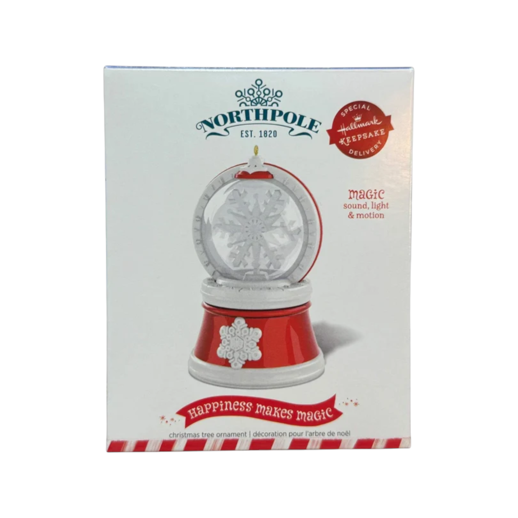2015 Happiness Makes Magic Hallmark Ornament (Snow Globe) QGO1193 Image2