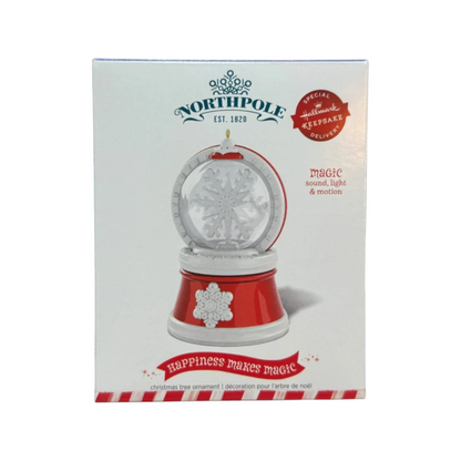 2015 Happiness Makes Magic Hallmark Ornament (Snow Globe) QGO1193 Image2