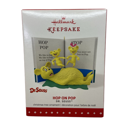 2015 Hop On Pop Hallmark Ornament (Dr. Seuss Books) QXI2689