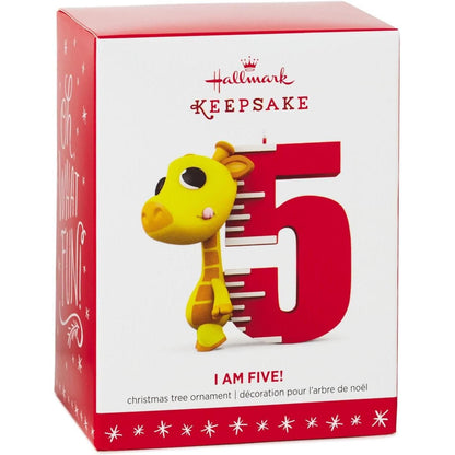 2015 I Am Five! Hallmark Ornament (Child's Age Collection) QGO1427
