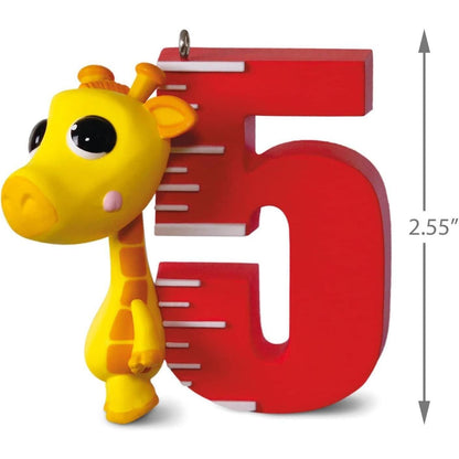 2015 I Am Five! Hallmark Ornament (Child's Age Collection) QGO1427