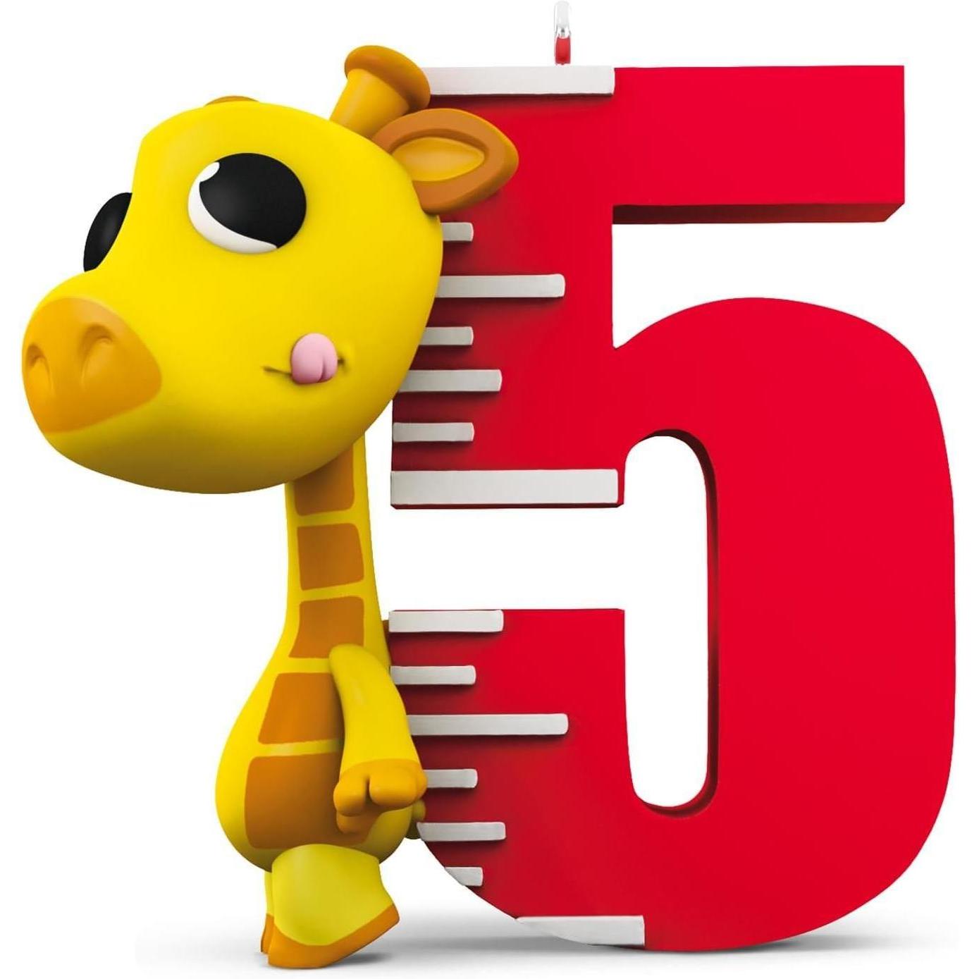 2015 I Am Five! Hallmark Ornament (Child's Age Collection) QGO1427