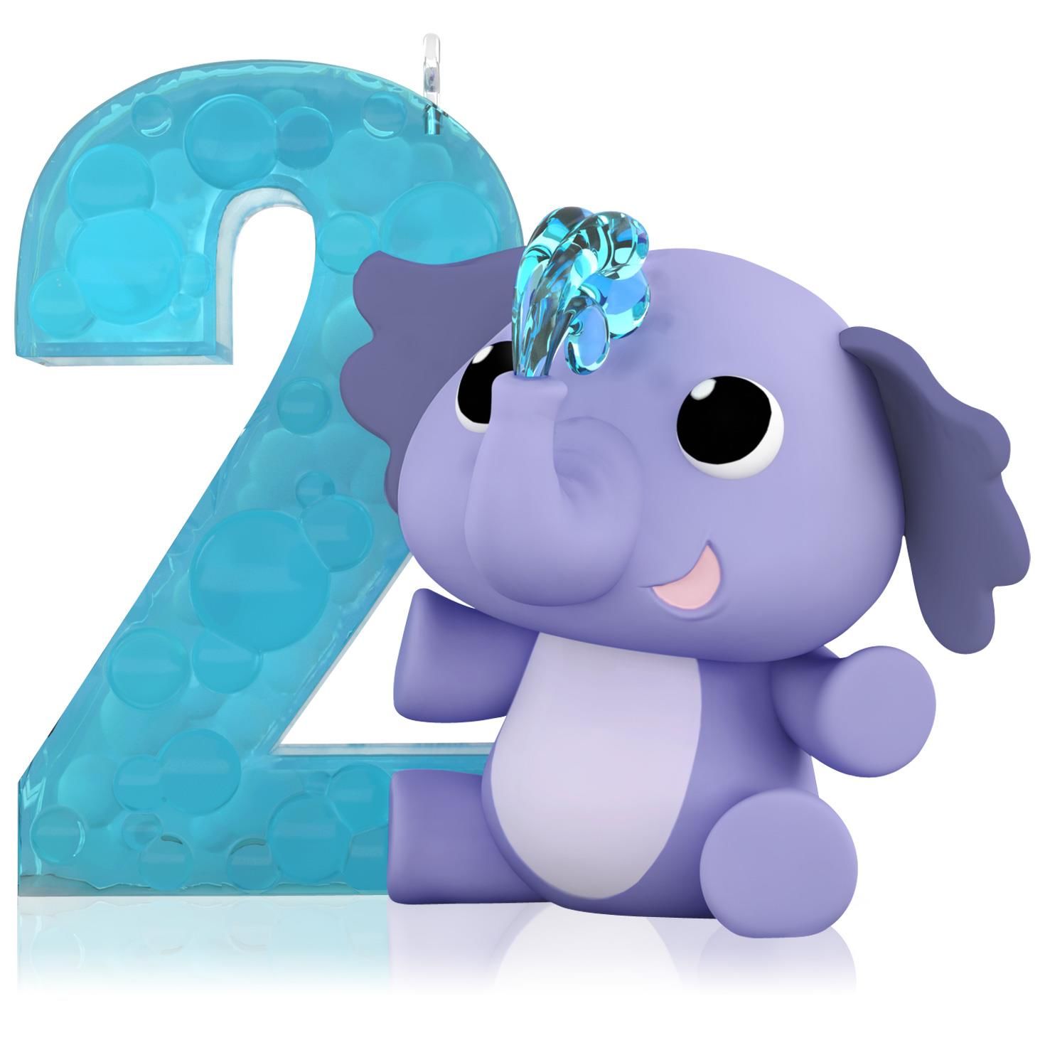 2015 I AM TWO! Hallmark Ornament (Elephant) QGO1459