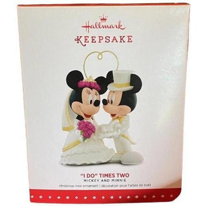2015 I Do Times Two Hallmark Ornament (Mickey Mouse & Friends) QXD6157