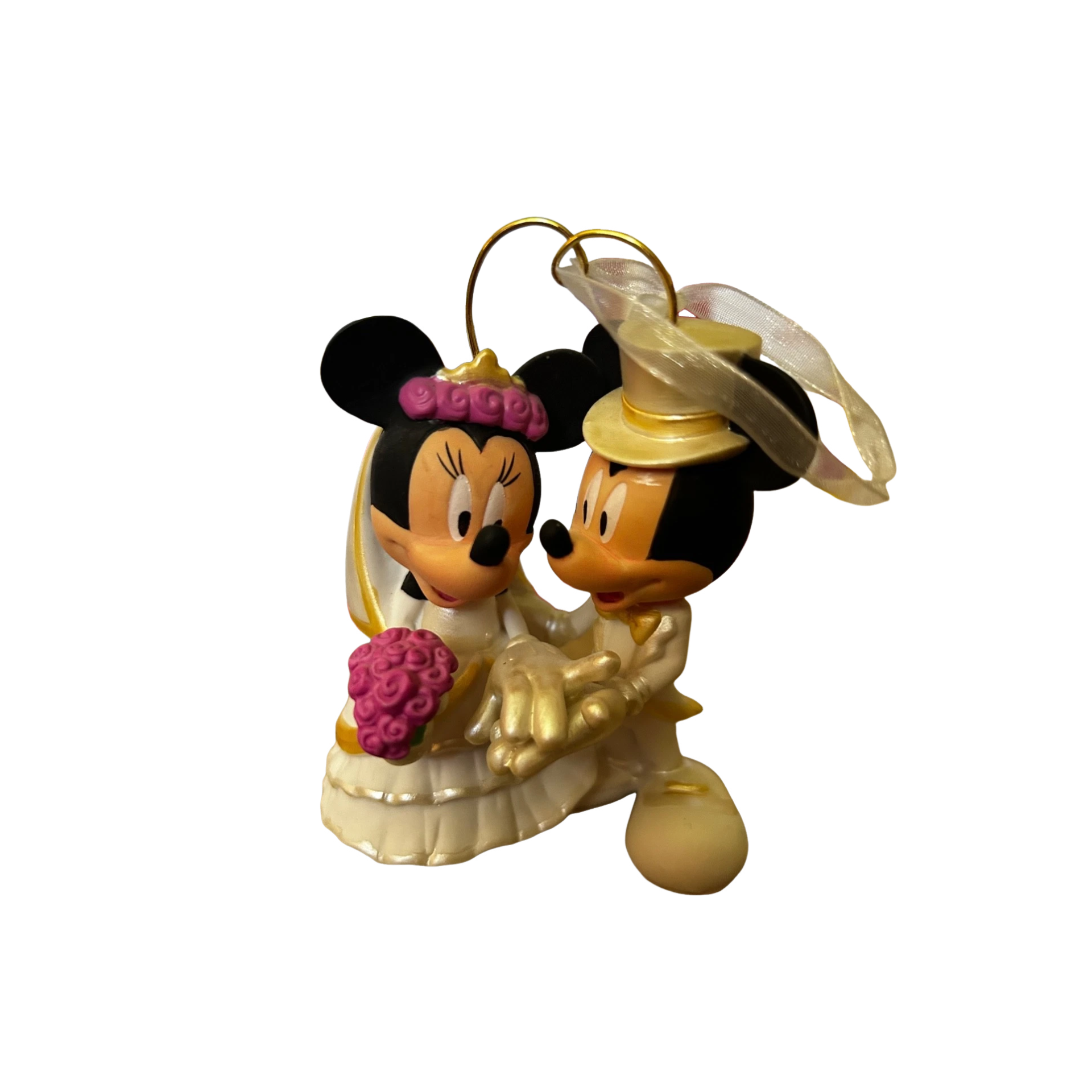 2015 I Do Times Two Hallmark Ornament (Mickey Mouse & Friends) QXD6157 Image1