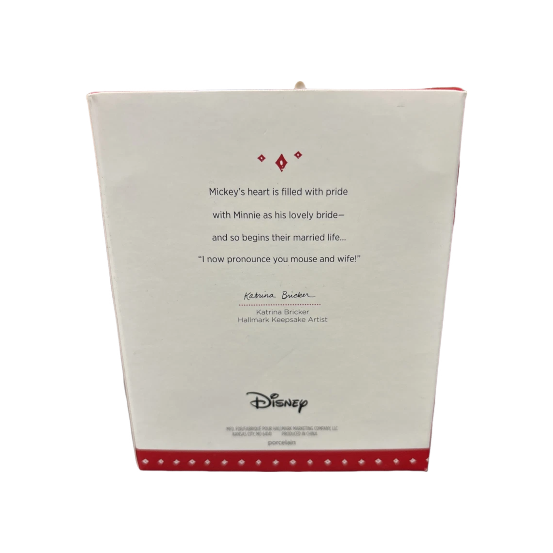 2015 I Do Times Two Hallmark Ornament (Mickey Mouse & Friends) QXD6157 Image8
