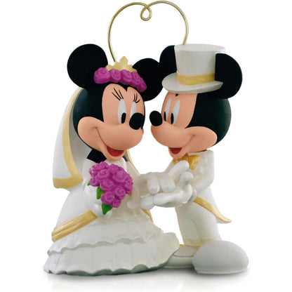 2015 I Do Times Two Hallmark Ornament (Mickey Mouse & Friends) QXD6157