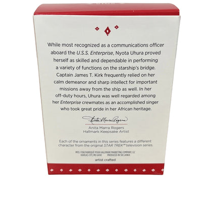 2015 Lieutenant Nyota Uhura Hallmark Ornament (Star Trek Legends) QX9227