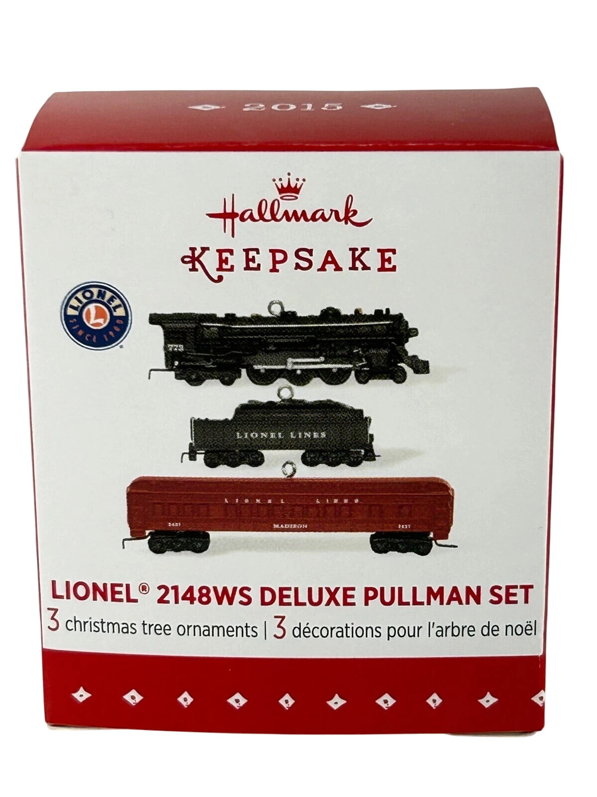 2015 Lionel 2148WS Deluxe Pullman Set Hallmark Ornament (Lionel) QXM8509
