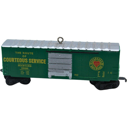 2015 Lionel Seaboard Boxcar Hallmark Ornament (Lionel) QXI2537