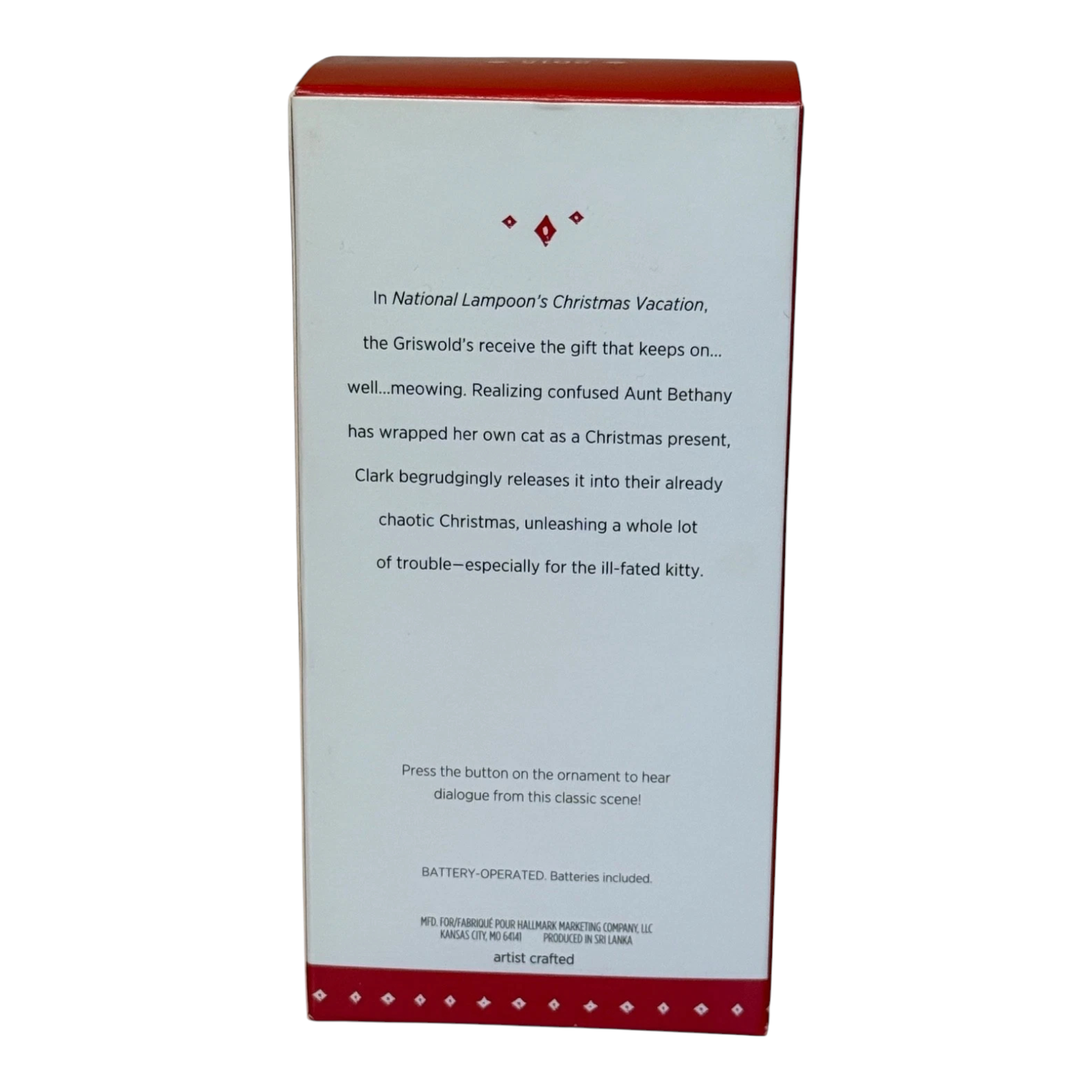 2015 Meowy Christmas Hallmark Ornament (National Lampoon's Christmas Vacation) QXI2277