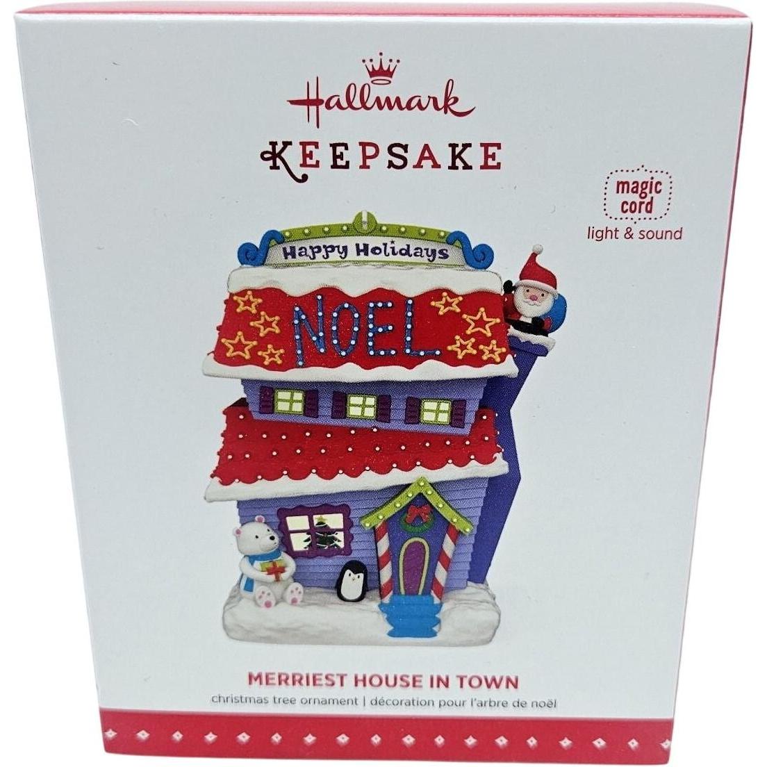 2015 Merriest House in Town Hallmark Ornament (Merriest House in Town) QGO1359