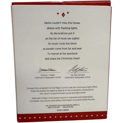 2015 Merriest House in Town Hallmark Ornament (Merriest House in Town) QGO1359