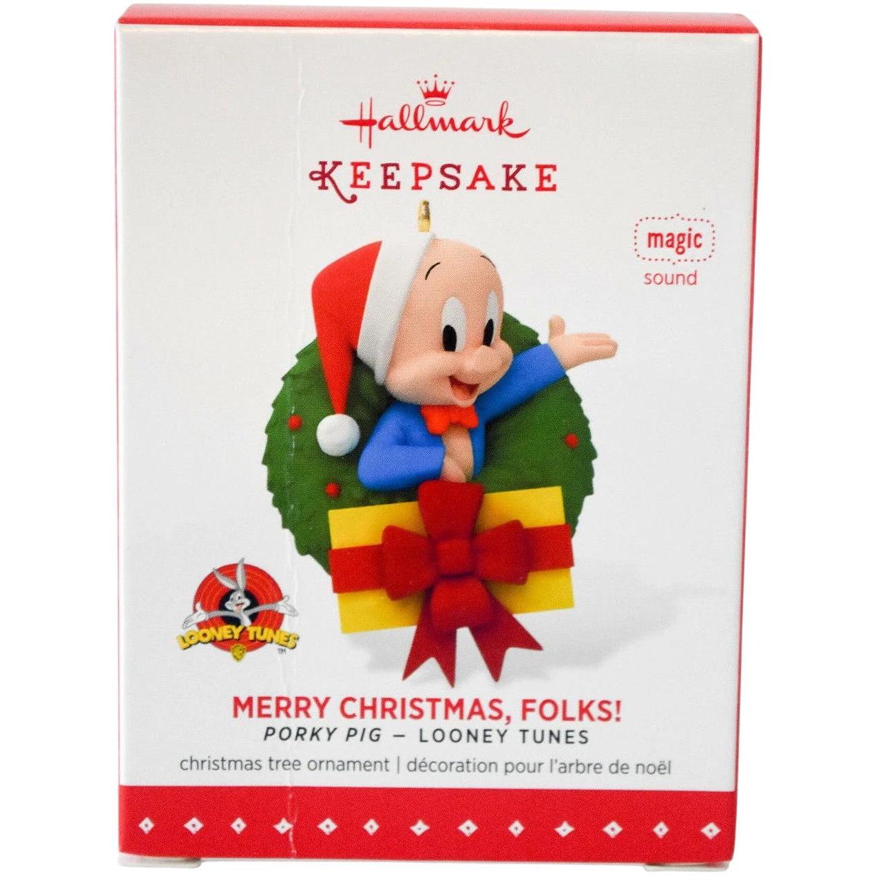 2015 Merry Christmas, Folks! Hallmark Ornament (Looney Tunes) QXI2099