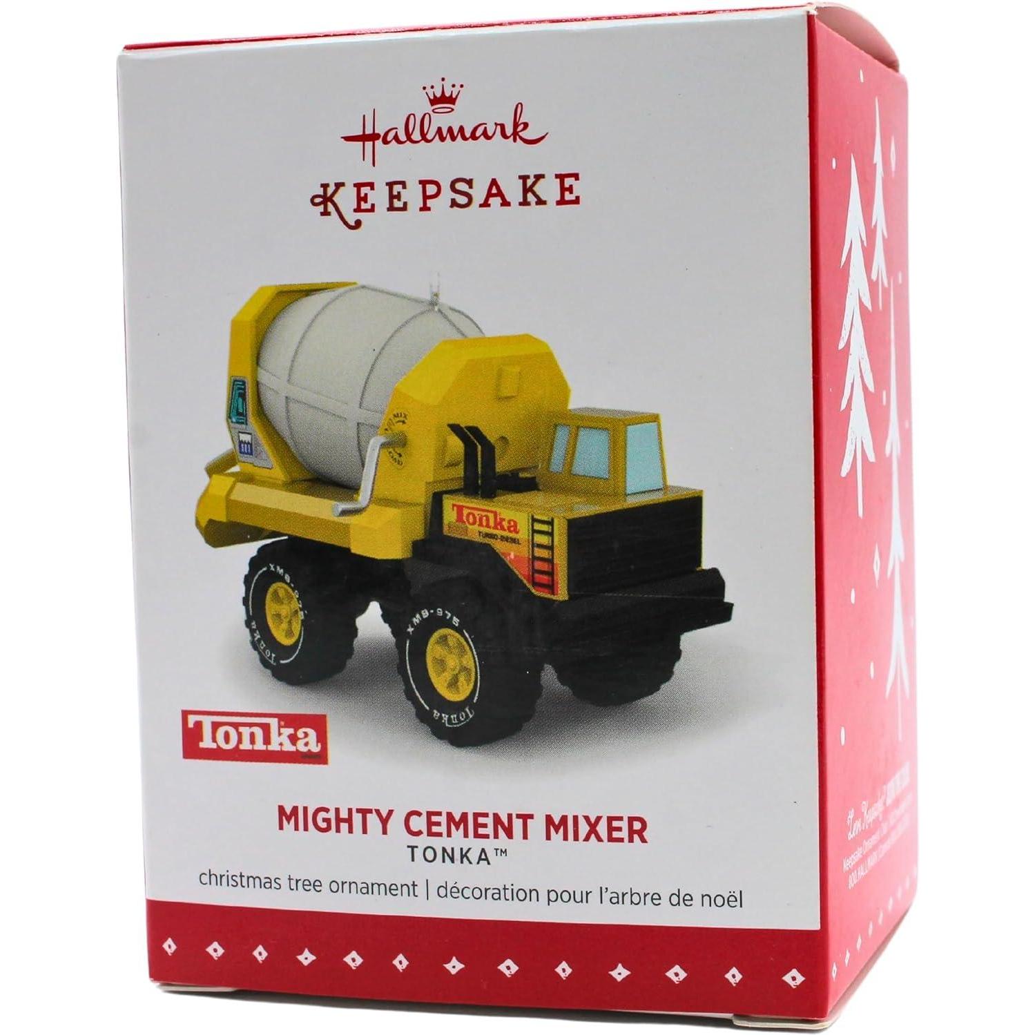2015 Mighty Cement Mixer Hallmark Ornament (Tonka) QXI2649