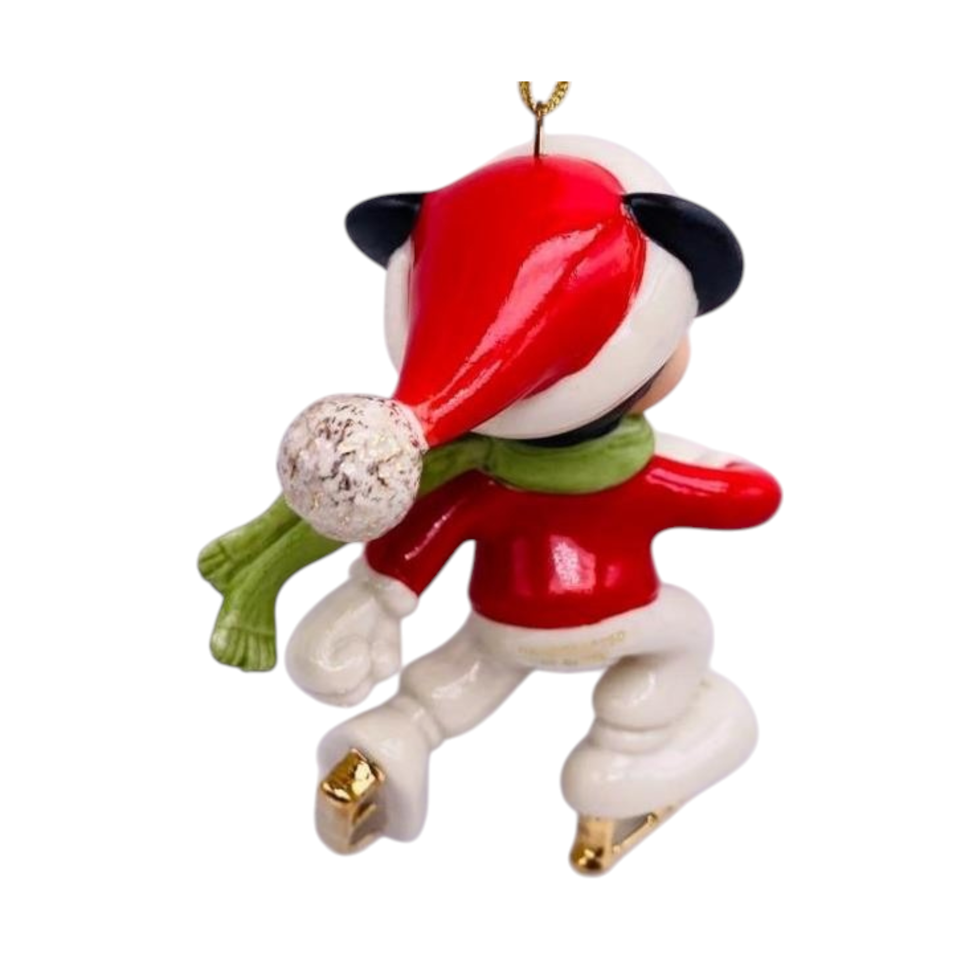 2015 Off To The Rink Mickey Mouse Lenox Ornament 852948 Image4