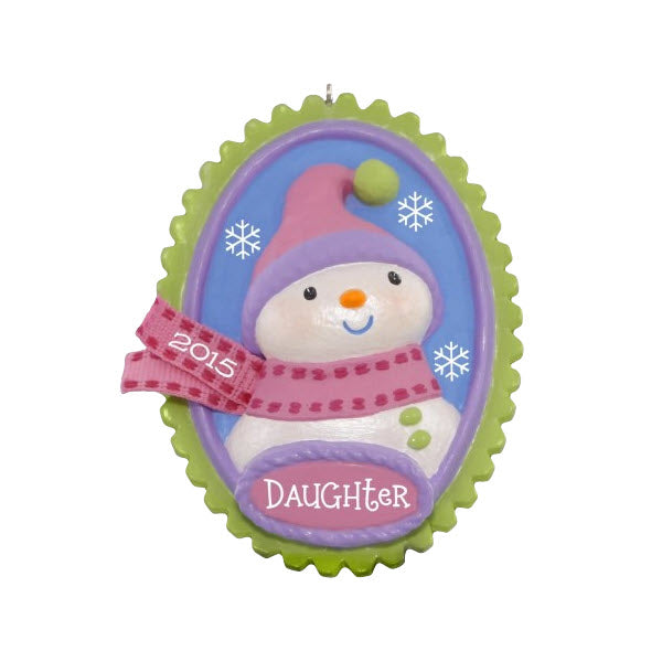 2015 Oh-Snow-Sweet Daughter Hallmark Ornament (Snowman) QGO1227