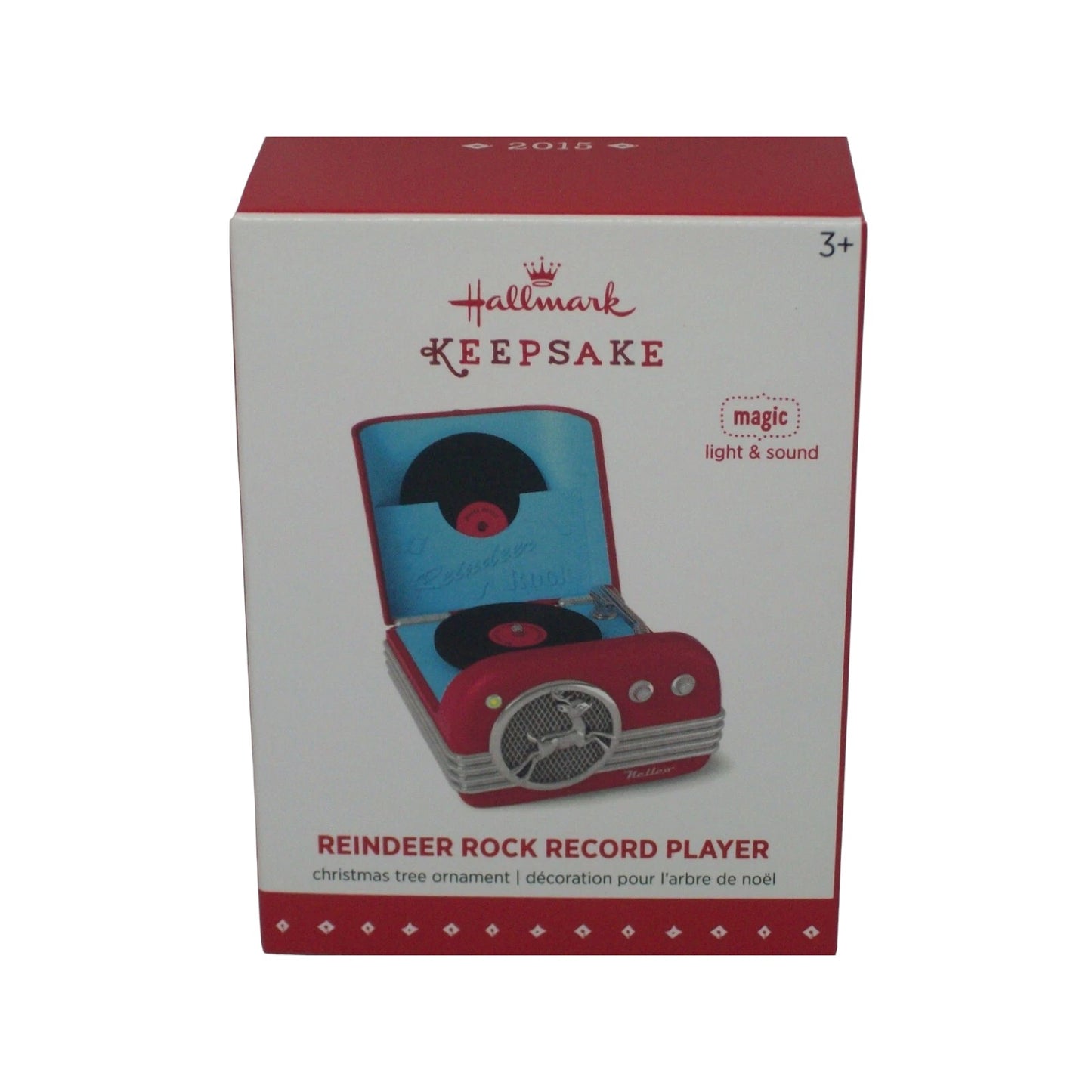 2015 Reindeer Rock Record Player (Vinyl Record Player)