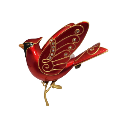2015 Ruby Red Cardinal Hallmark Ornament (Beauty of Birds) QGO1589 Image6