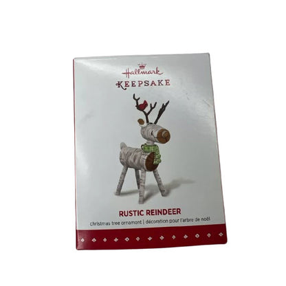 2015 Rustic Reindeer Hallmark Ornament (Reindeer) QGO1617
