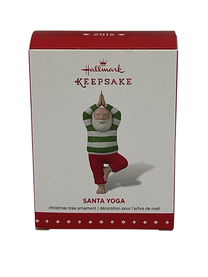 2015 Santa Yoga Hallmark Ornament (Santa Claus) QGO1679