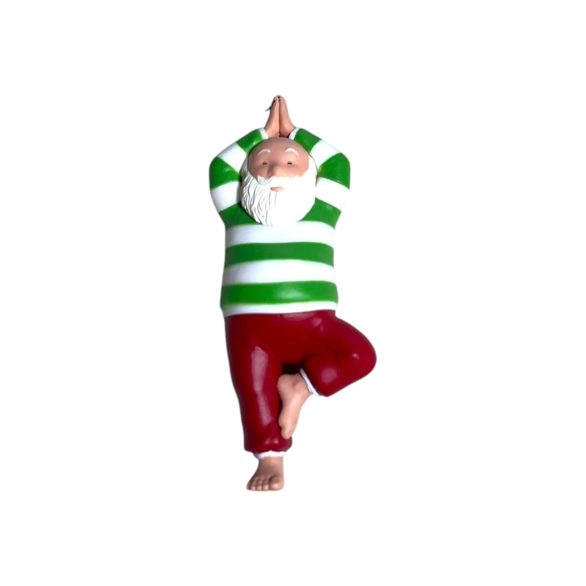 2015 Santa Yoga Hallmark Ornament (Santa Claus) QGO1679 Image1