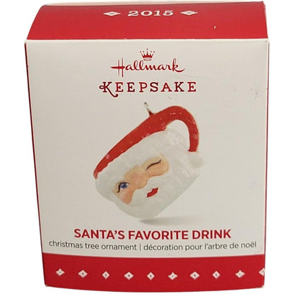 2015 Santa's Favorite Drink Hallmark Ornament (Cup) QXM8529