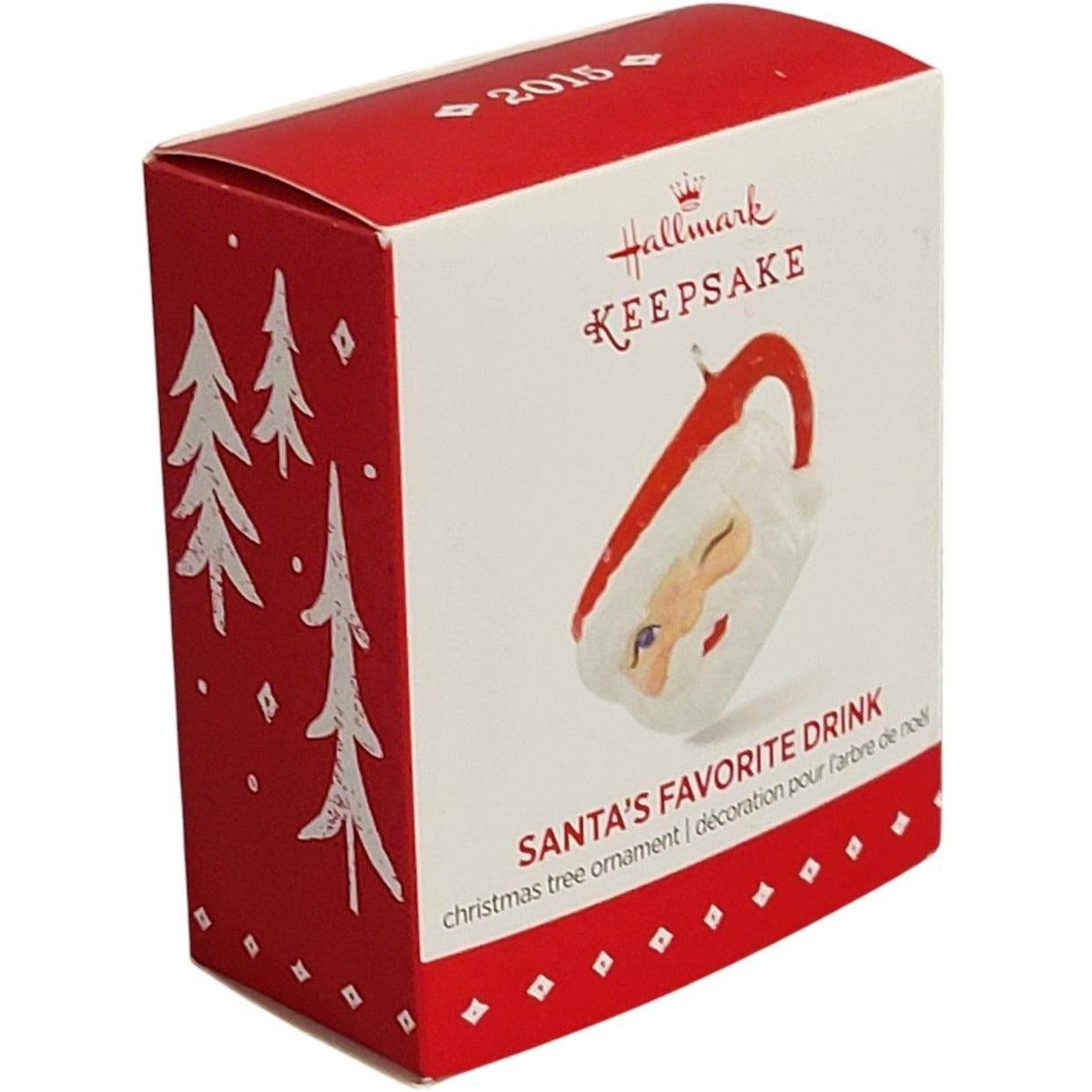 2015 Santa's Favorite Drink Hallmark Ornament (Cup) QXM8529