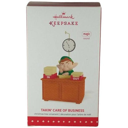 2015 Takin' Care of Business Hallmark Ornament (Elf) QGO1019