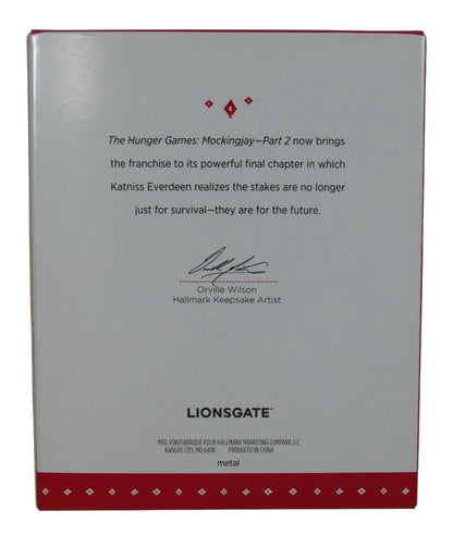 2015 The Hunger Games Hallmark Ornament (MockingJay) QXI2369