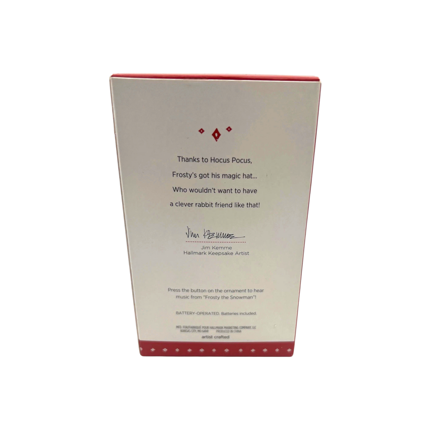 2015 The Magic of Friendship Hallmark Ornament (Frosty the Snowman) QXI2299