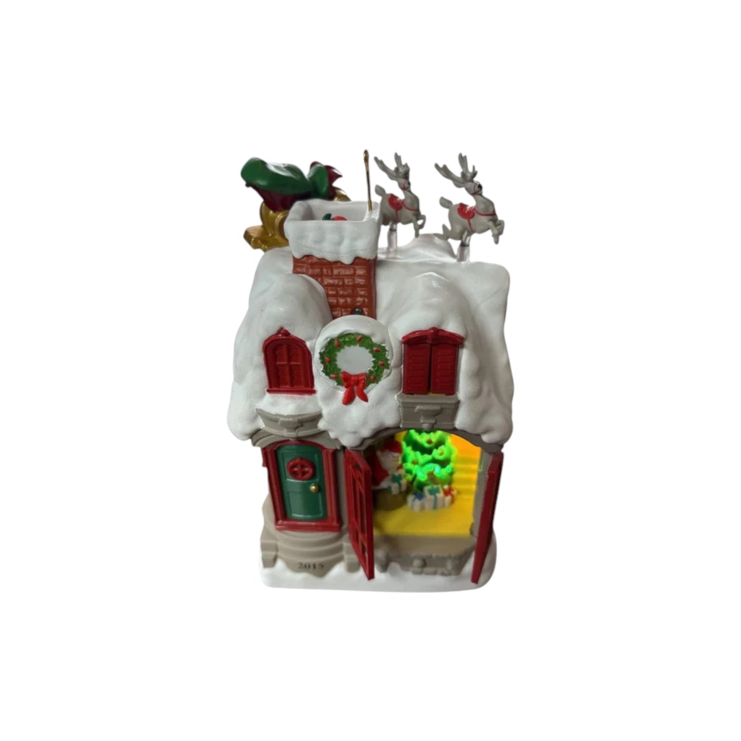 2015 Up On The Housetop Hallmark Ornament (Up on the Housetop) QGO1317 Image1