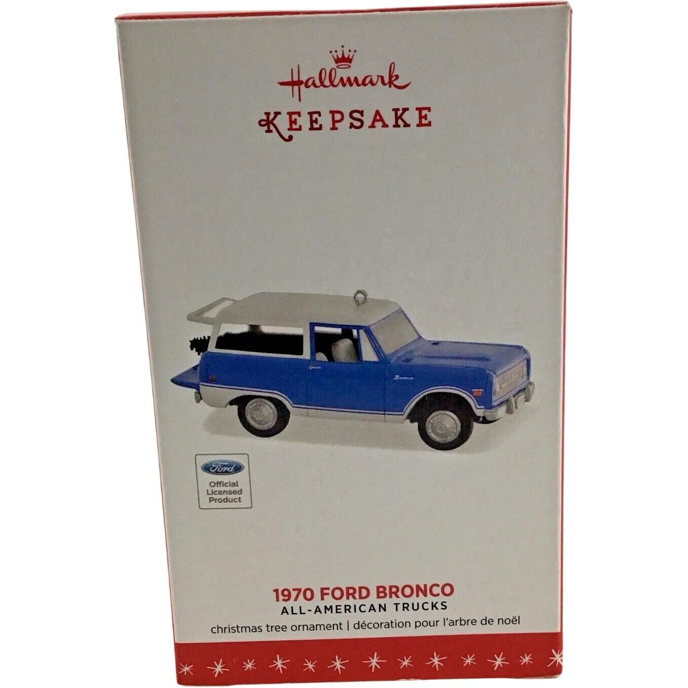 (2016) 1970 Ford Bronco Hallmark Ornament (All-American Trucks) QX9011