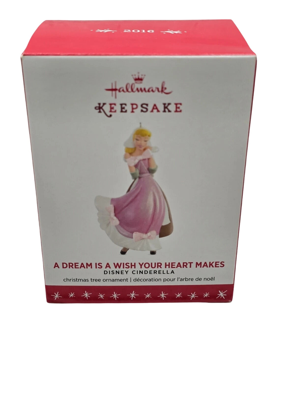 2016 A Dream Is A Wish Your Heart Makes Hallmark Ornament (Cinderella) QXD6081
