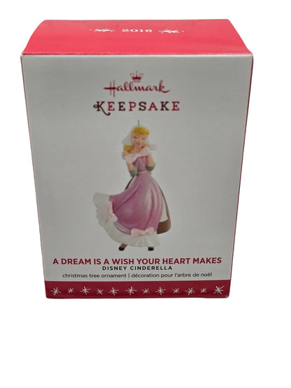 2016 A Dream Is A Wish Your Heart Makes Hallmark Ornament (Cinderella) QXD6081
