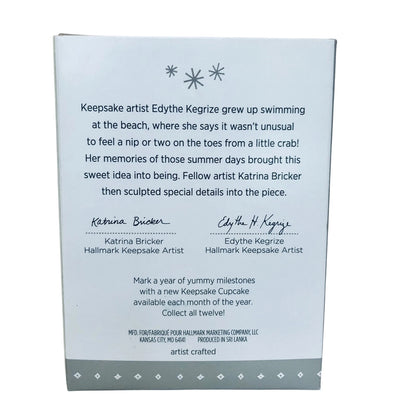 2016 A Little Crab Cake Hallmark Ornament (Keepsake Cupcake) QHA1036