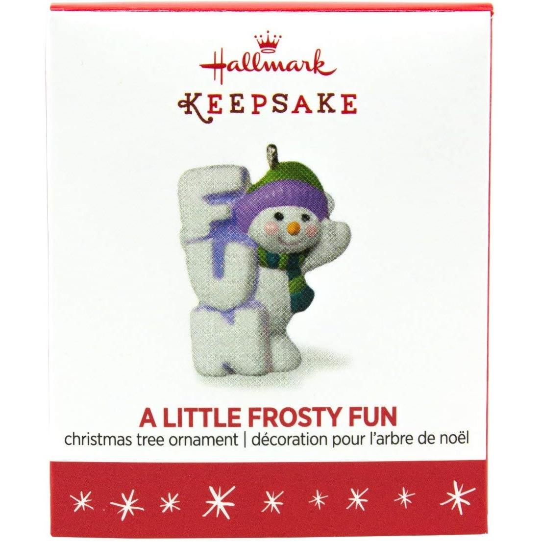2016 A Little Frosty Fun Hallmark Ornament (Frosty Fun Decade) QXM8544
