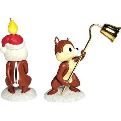 2016 A Merry Pair Hallmark Ornament (Chip and Dale) QXD6292