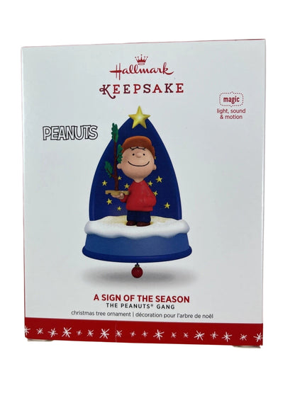 2016 A Sign of the Season Hallmark Ornament (Peanuts) QXI3281