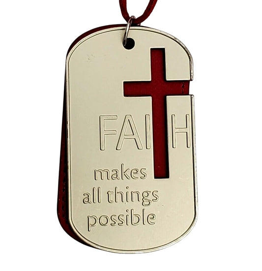 2016 All Things are Possible Hallmark Ornament (Cross) QG01324