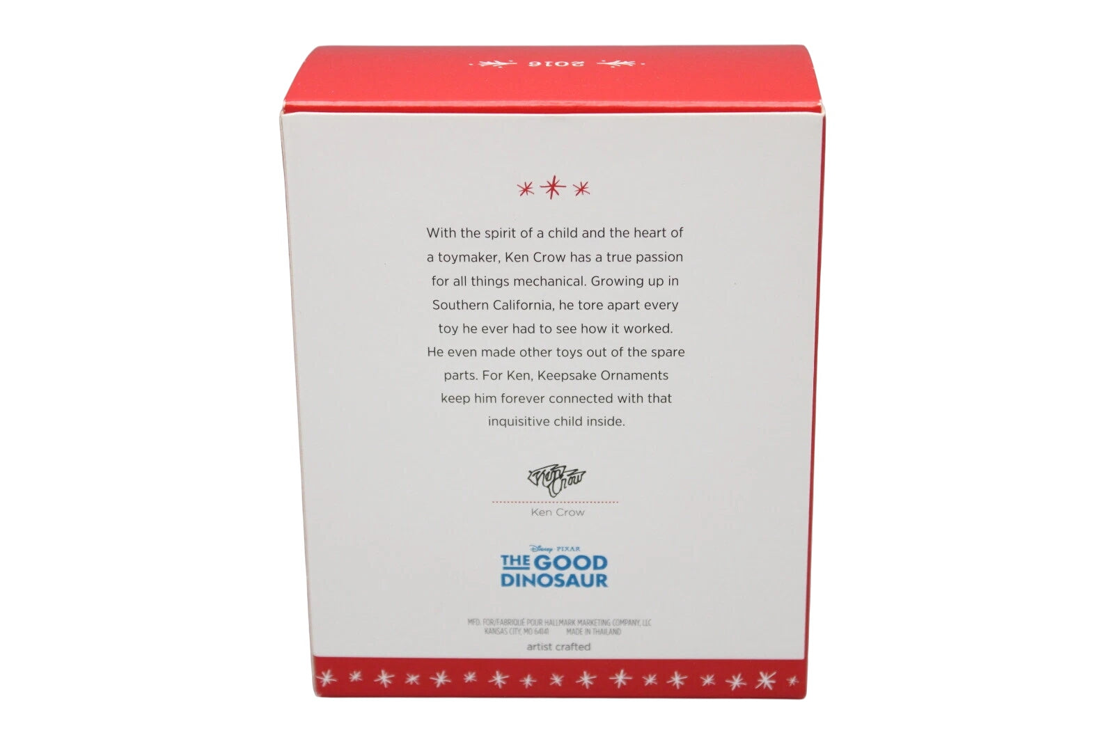 2016 Arlo and Spot Hallmark Ornament (The Good Dinosaur) QXD6144