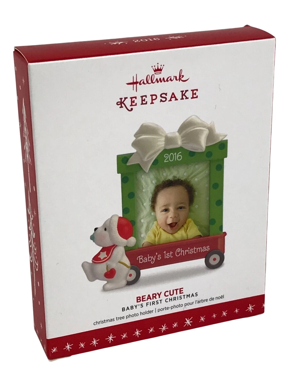 2016 Beary Cute Hallmark Ornament (Baby's First Christmas) QGO1241