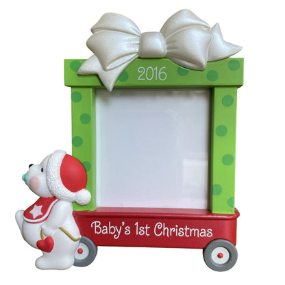 2016 Beary Cute Hallmark Ornament (Baby's First Christmas) QGO1241