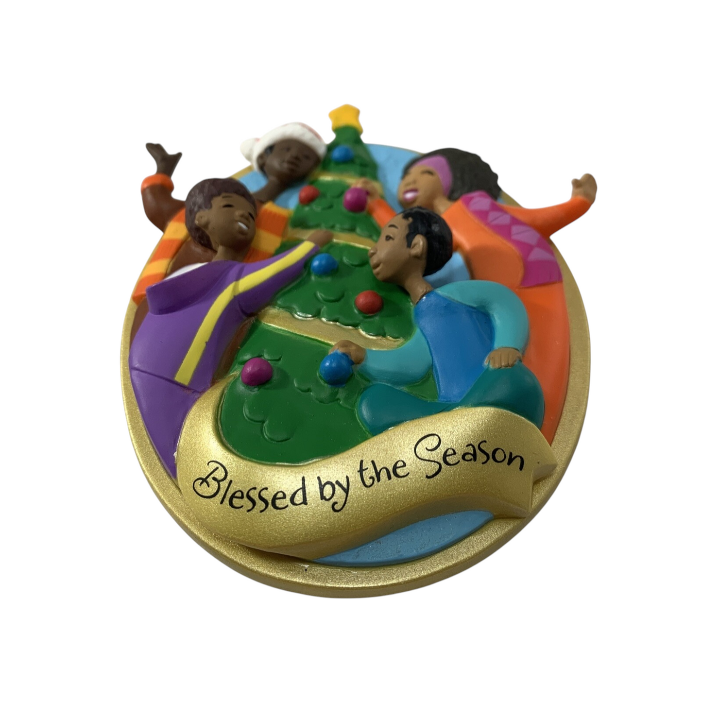 2016 Blessed by the Season Hallmark Ornament (Family) QSM7804