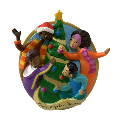 2016 Blessed by the Season Hallmark Ornament (Family) QSM7804