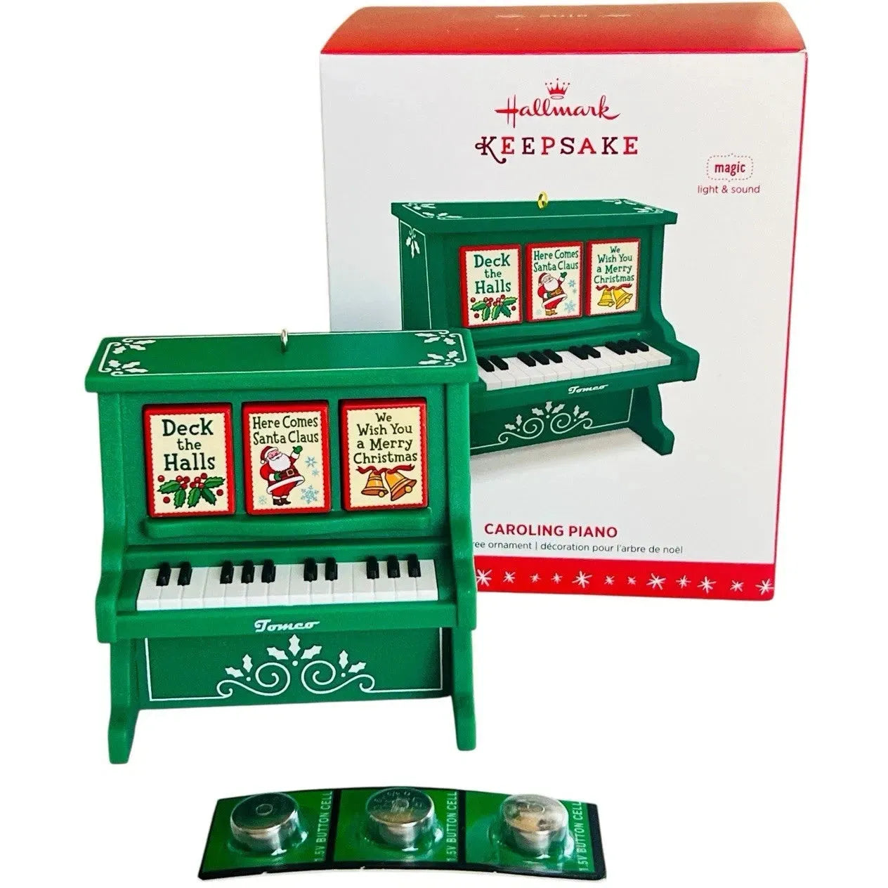 2016 Caroling Piano Hallmark Ornament (Music) QGO1414