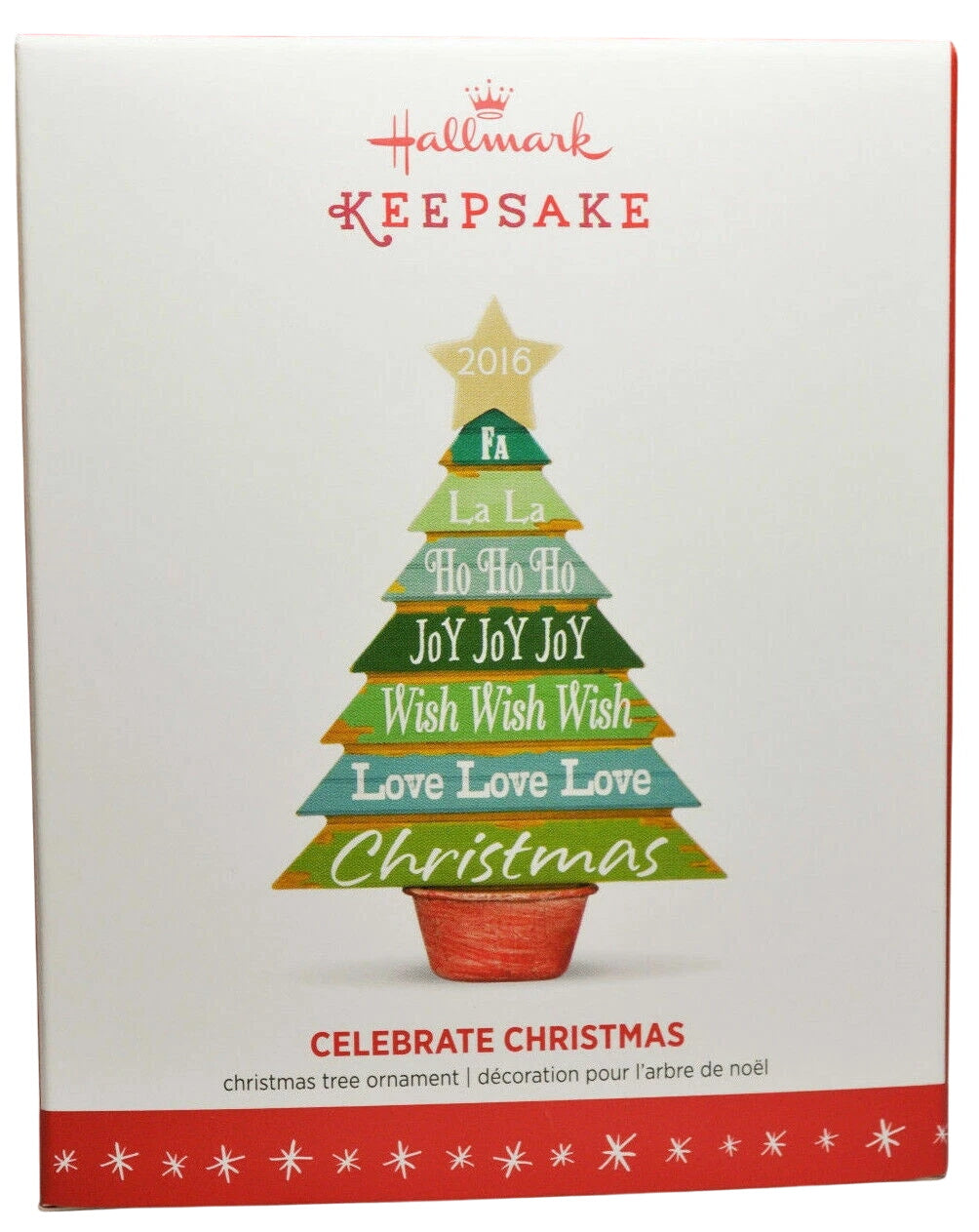 2016 Celebrate Christmas Hallmark Ornament (Christmas Tree) QG01641